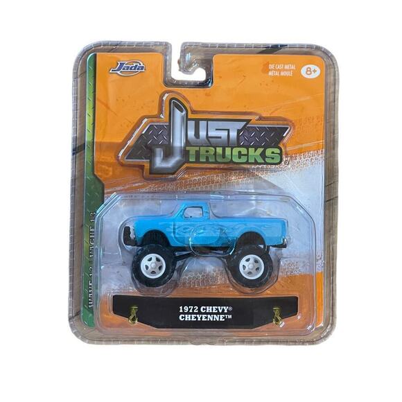 Jada Just Trucks 1972 Blue Chevy Cheyenne Wave 13 Jeep & GM 2016 Die Cast - Picture 1 of 2